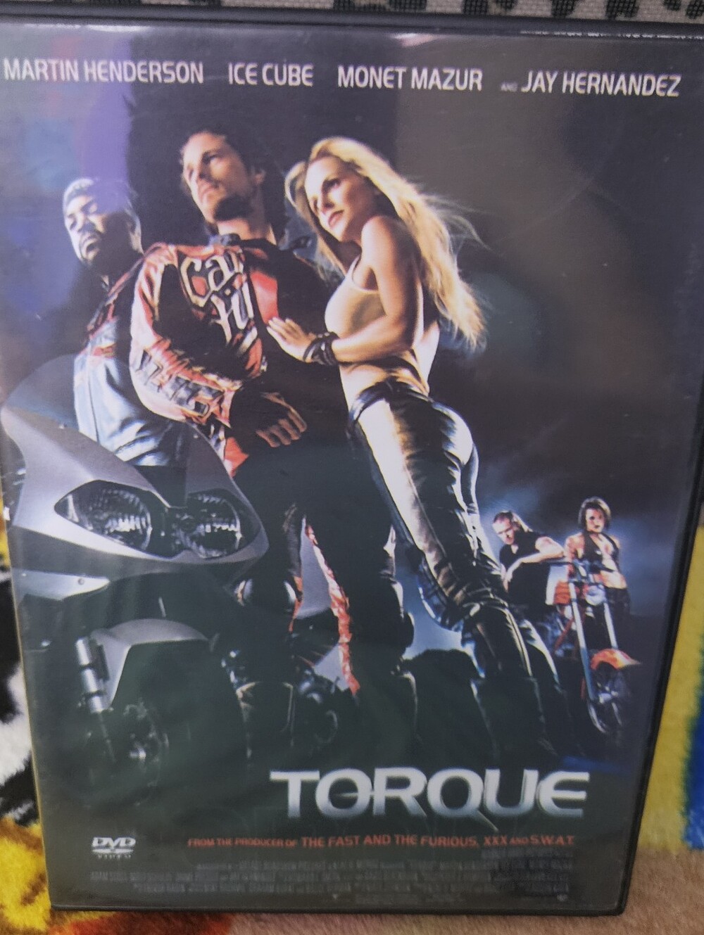 Torque DVD Movie — Black & Silver Cover